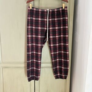 THE GREAT PLAID FLANNEL STADIUM SWEATPANT SZ 2/medium
